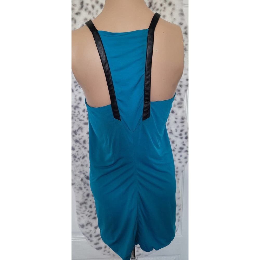 Yigel Azrouel top 450$ Leather Trip Brigh Blue Size 4